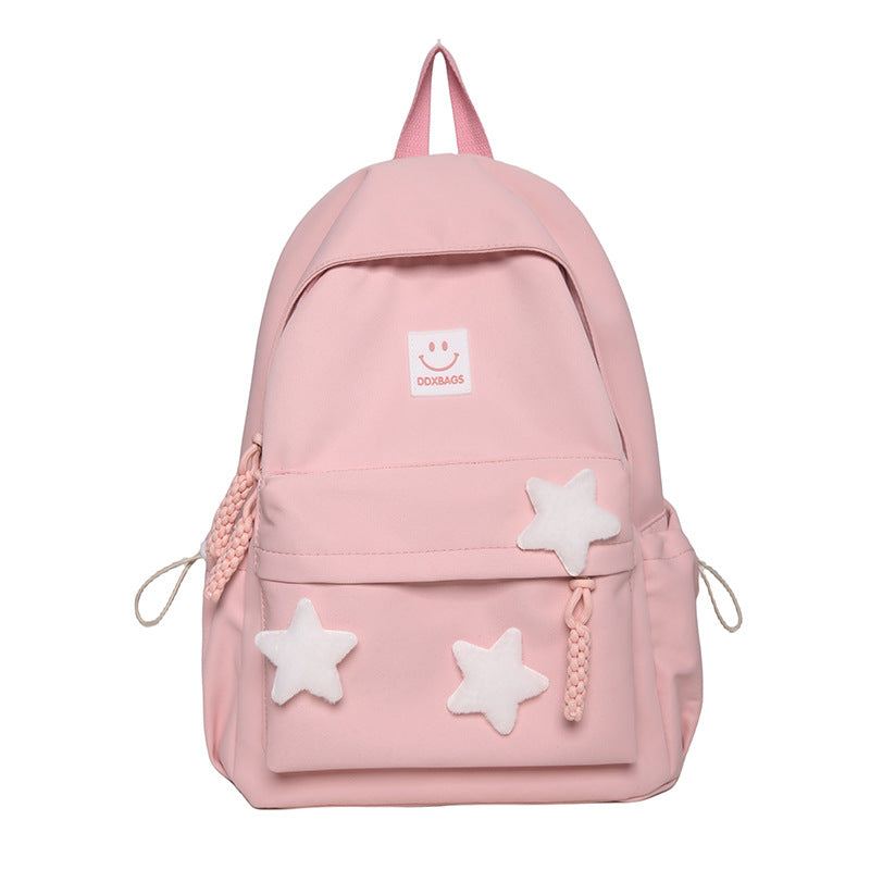 Adorable Star-Accent School Backpack Stornfield