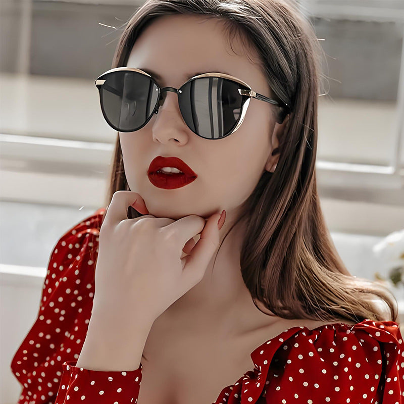 Women's designer sunglasses with elegant faceted design and high-quality UV protection Stornfield