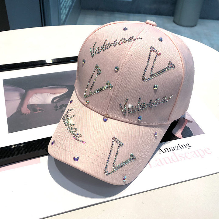 Women's Rhinestone Accented Adjustable Baseball Cap Stornfield
