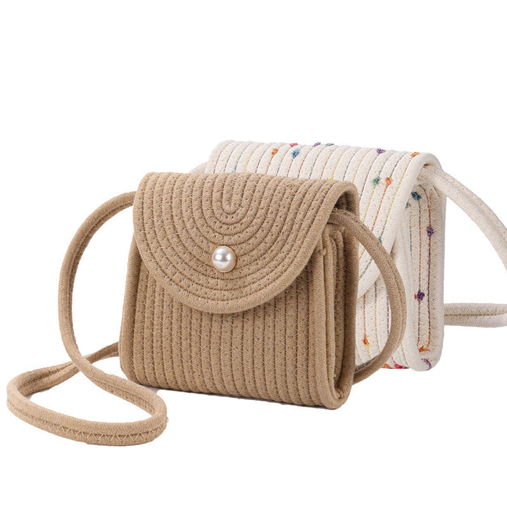 Women's Fashion Shoulder Bag with Decorative Pearl Closure Stornfield
