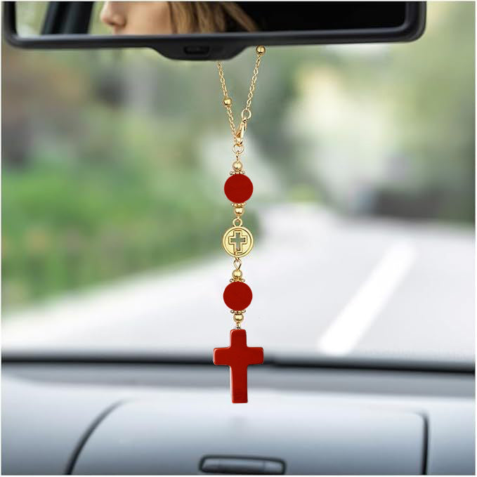 Decorative Cross Car Charm Stornfield