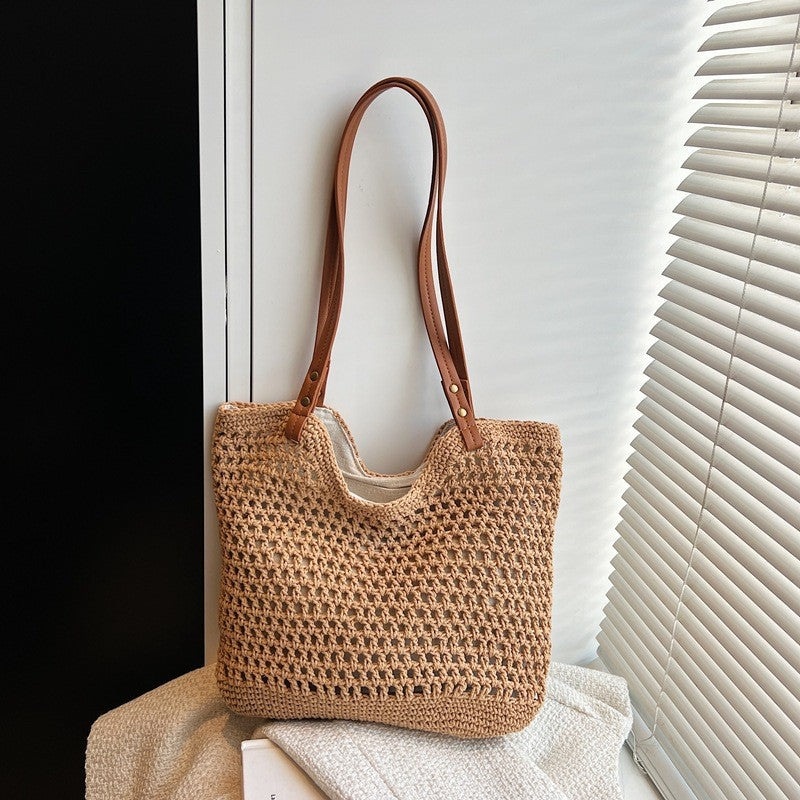 Handwoven Seagrass Beach Tote