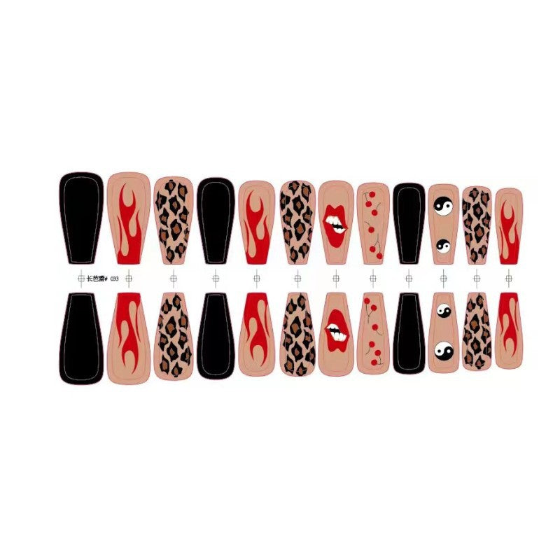Artificial nails in creative designs with animal and face motifs Stornfield