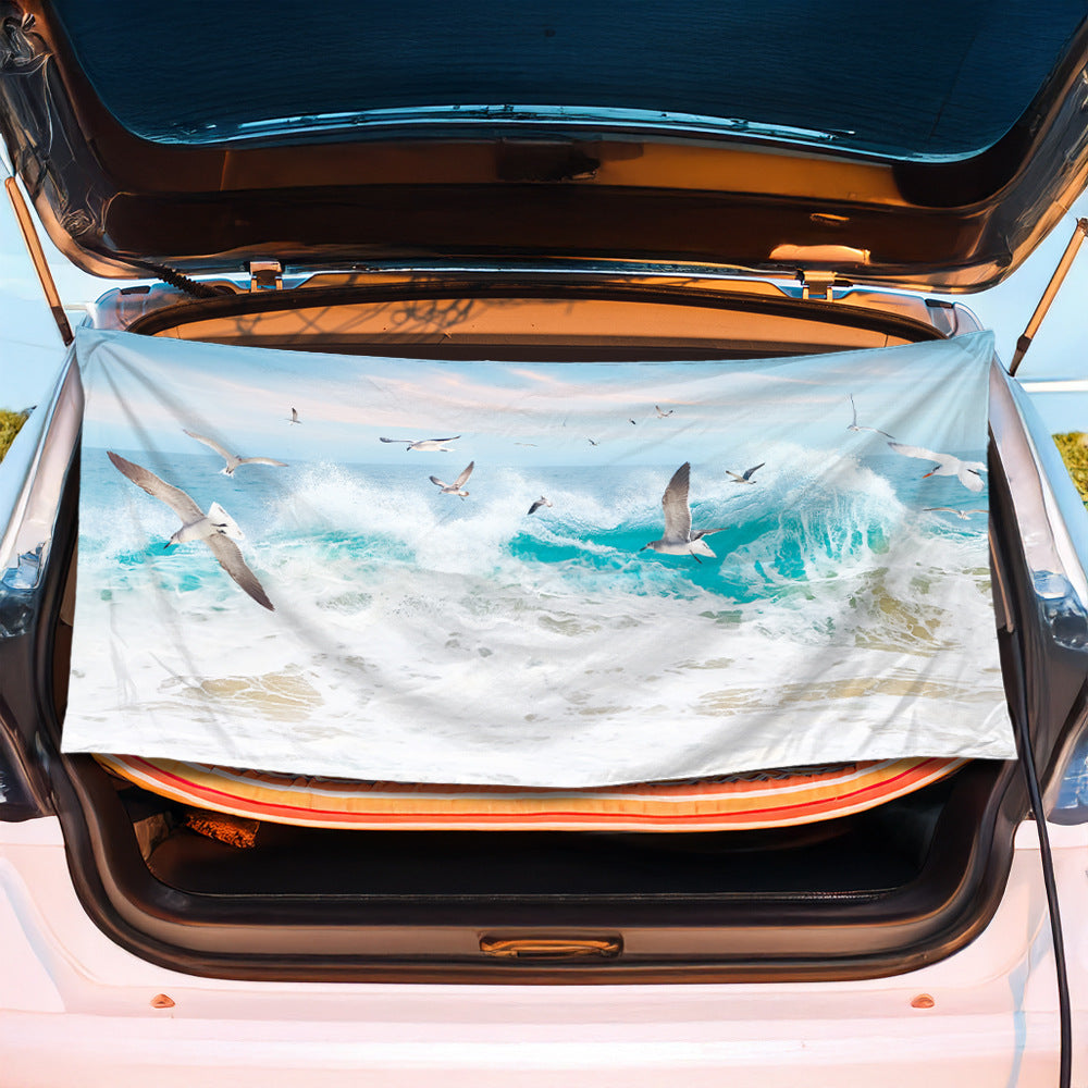 Luggage protection cover with maritime shell design Stornfield