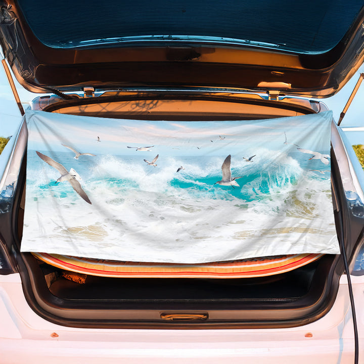 Luggage protection cover with maritime shell design Stornfield