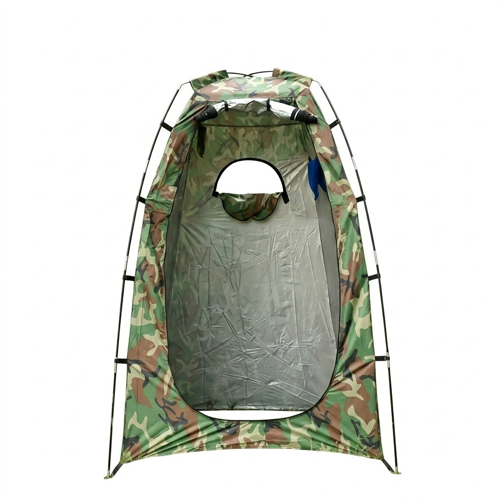 Portable pop-up privacy shower changing tent with zippered door Stornfield