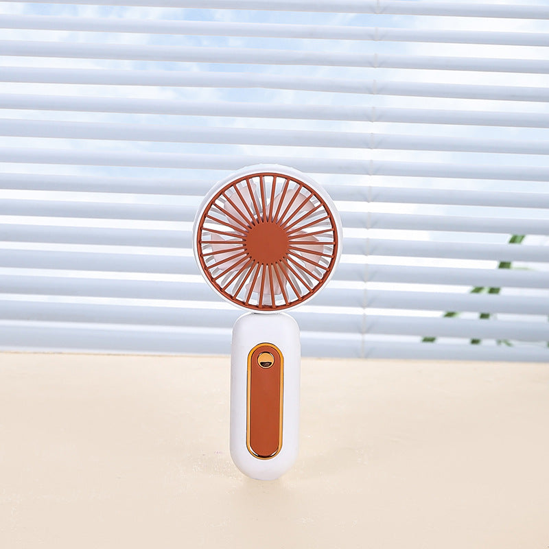 Unisex Portable Hand Fan with LED Display and Ergonomic Handle Stornfield