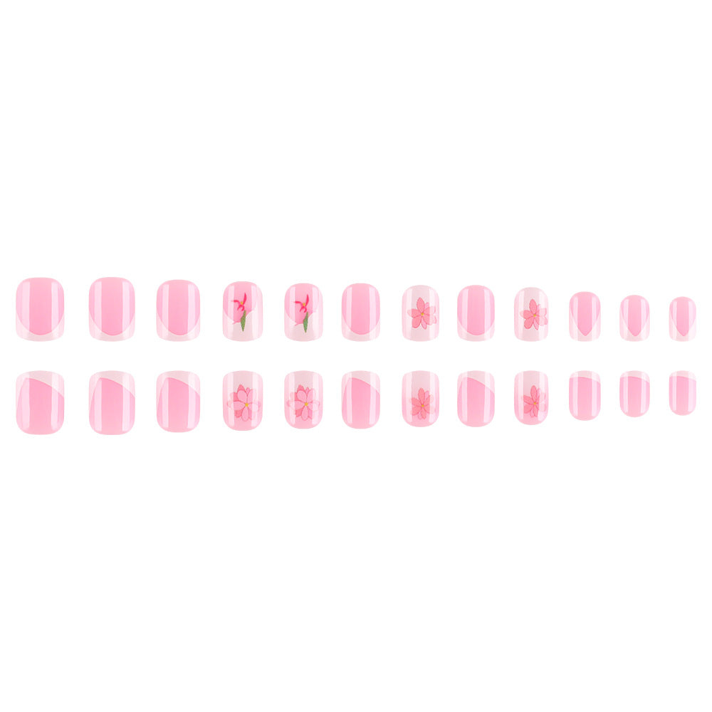 Floral Design Press-On Nail Art Stornfield