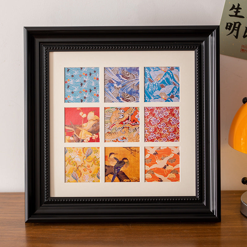 Artistic Framed Japanese Cultural Art Display