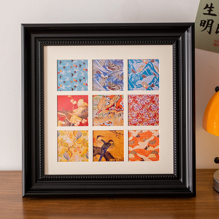 Artistic Framed Japanese Cultural Art Display