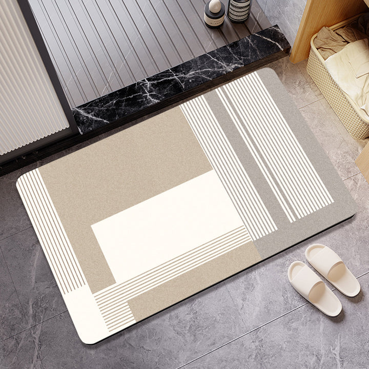 Artistic Cat-Themed Bath Mat Stornfield