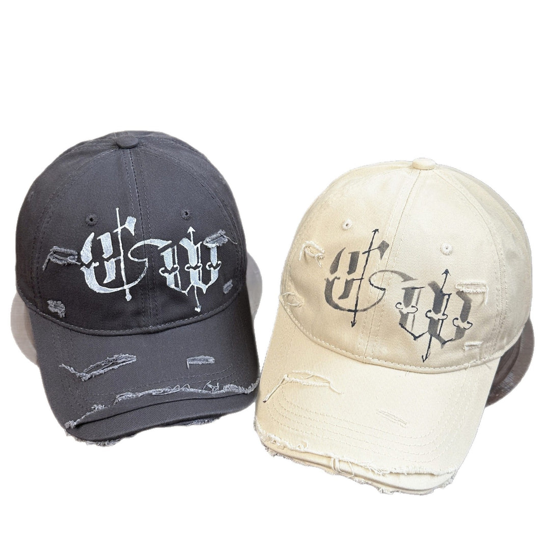 Men's Distressed Graphic Embroidered Cap Stornfield
