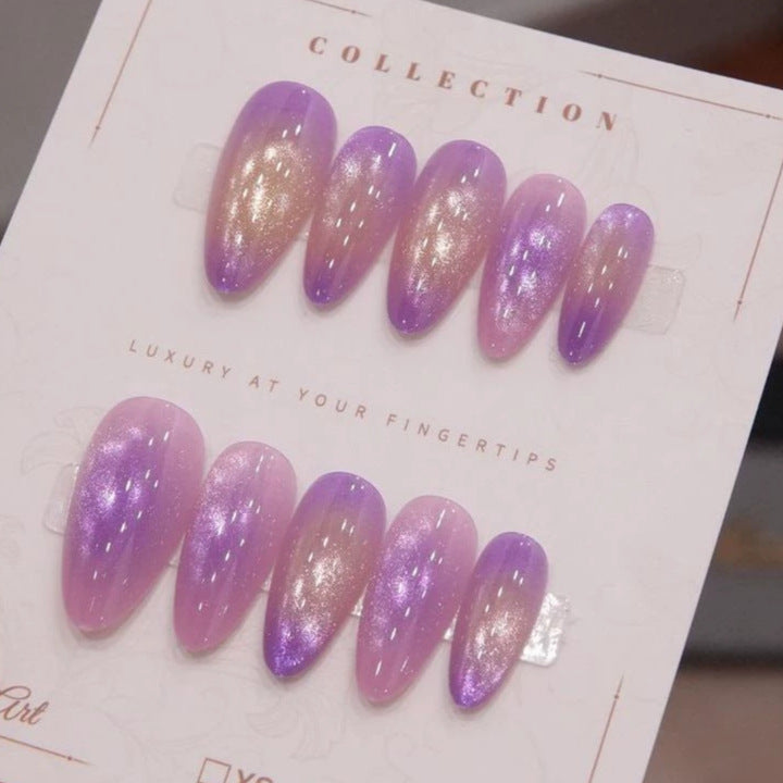 Elegant Ombre Press-On Nail Art