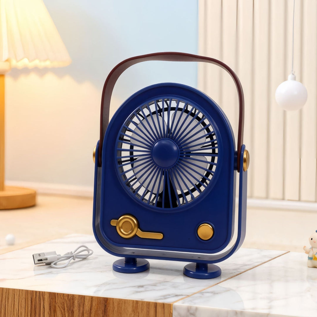 Ladies Portable Mini Fan in Retro Design Stornfield