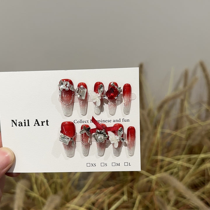 Luxury Decorative Press-On Nail Art Set