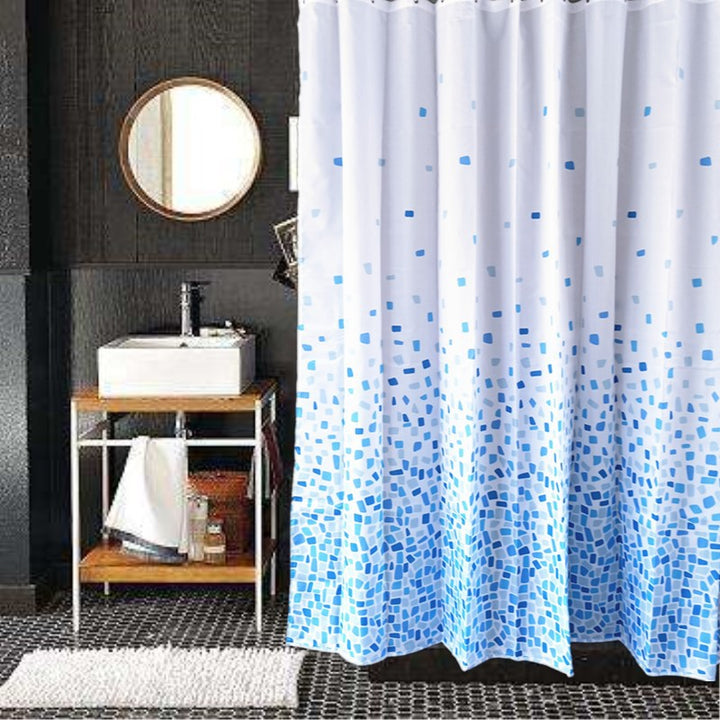 Mosaic-Patterned Shower Curtain Stornfield