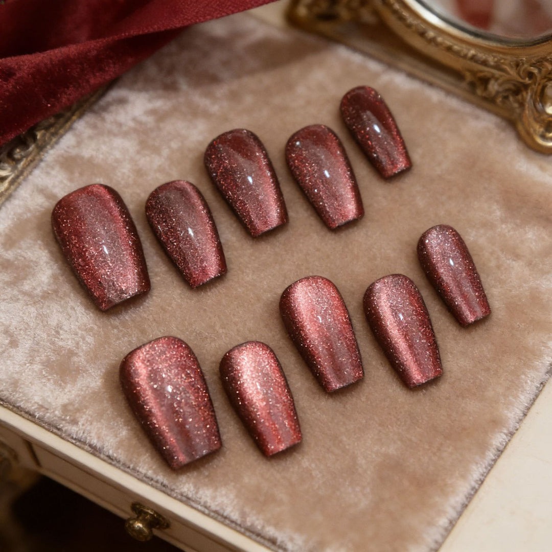 Sparkling Gradient Press-On Nail Set