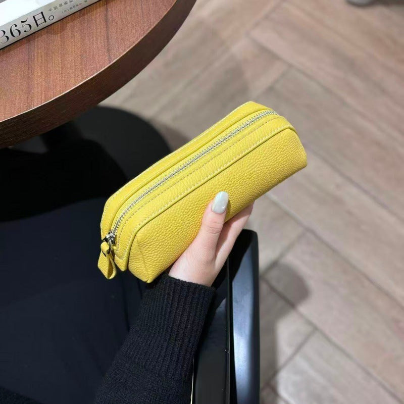 Elegant Leather Pencil Case