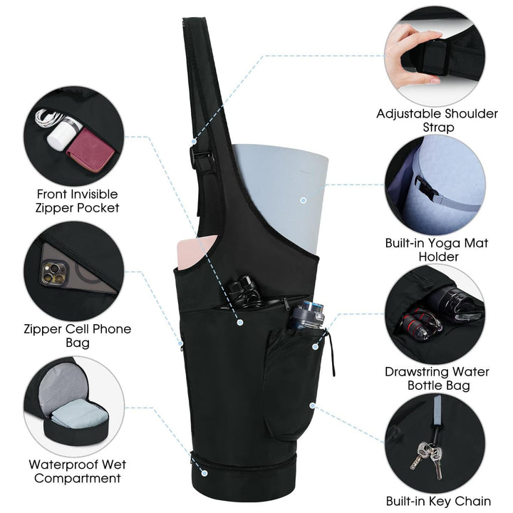 Sporty crossbody bag with multifunctional compartments Stornfield