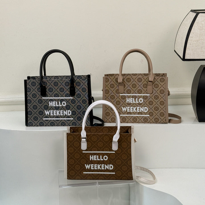 WoStylish Canvas Weekend Tote Bag Stornfield