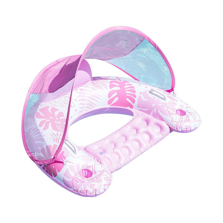 Unisex Inflatable Comfort Pool Lounger with Headrest Stornfield