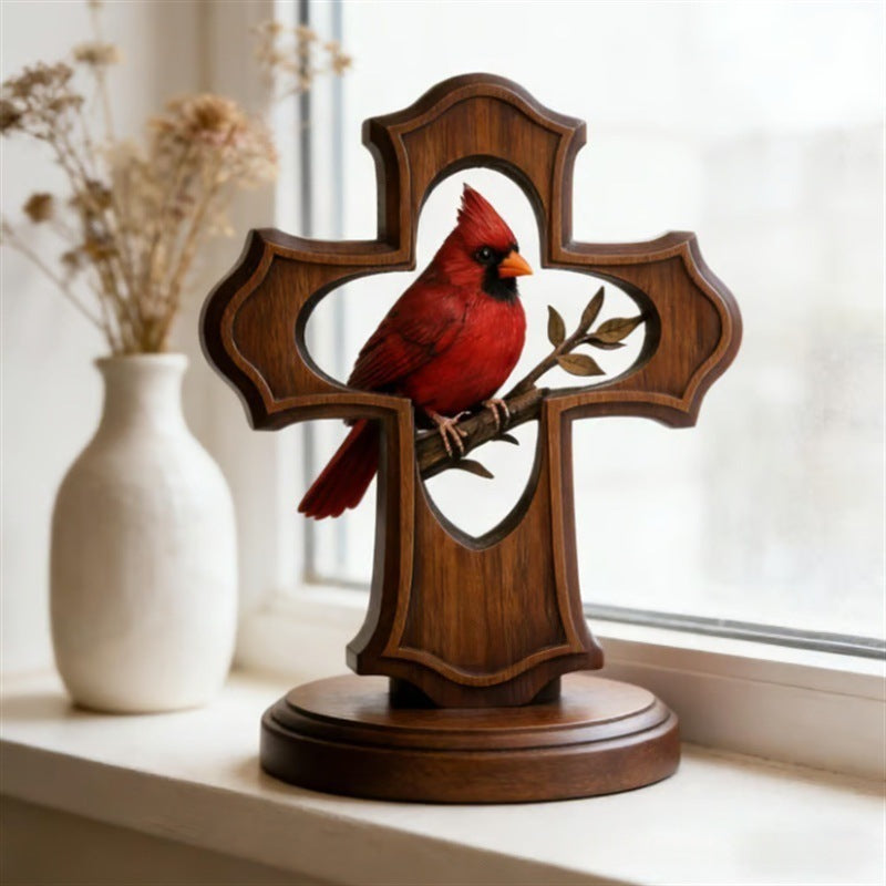 Decorative cross figure with Cardinal Stornfield