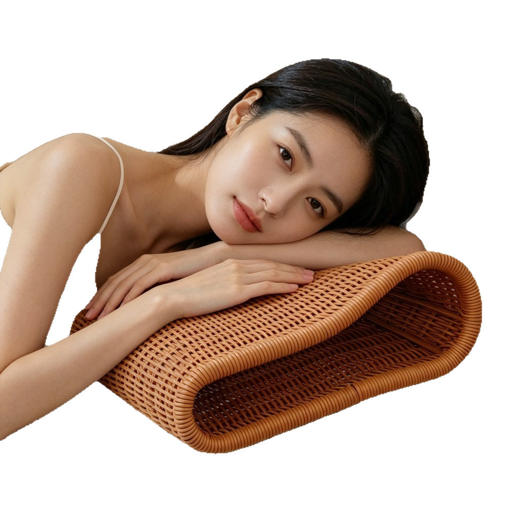 Curved Woven Storage Basket Stornfield