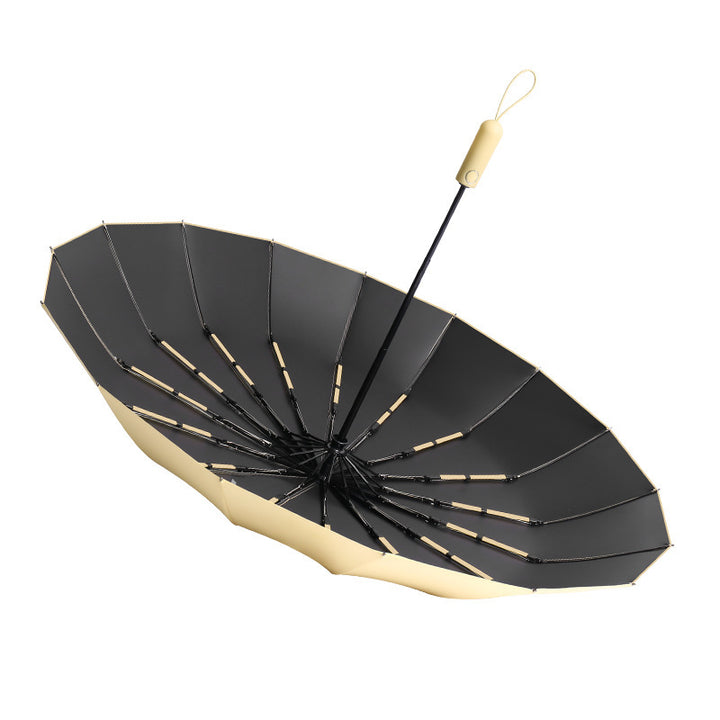 Women’s Automatic Folding Umbrella with Durable Material and Ergonomic Handle Stornfield