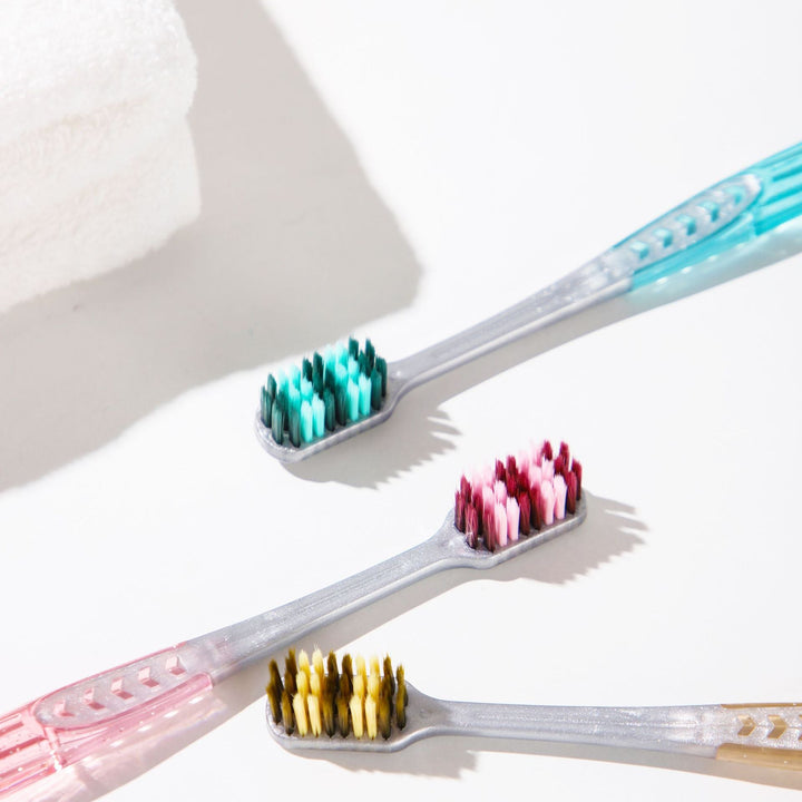 Ultra-Soft Triple-Head Bristle Toothbrush Set Stornfield