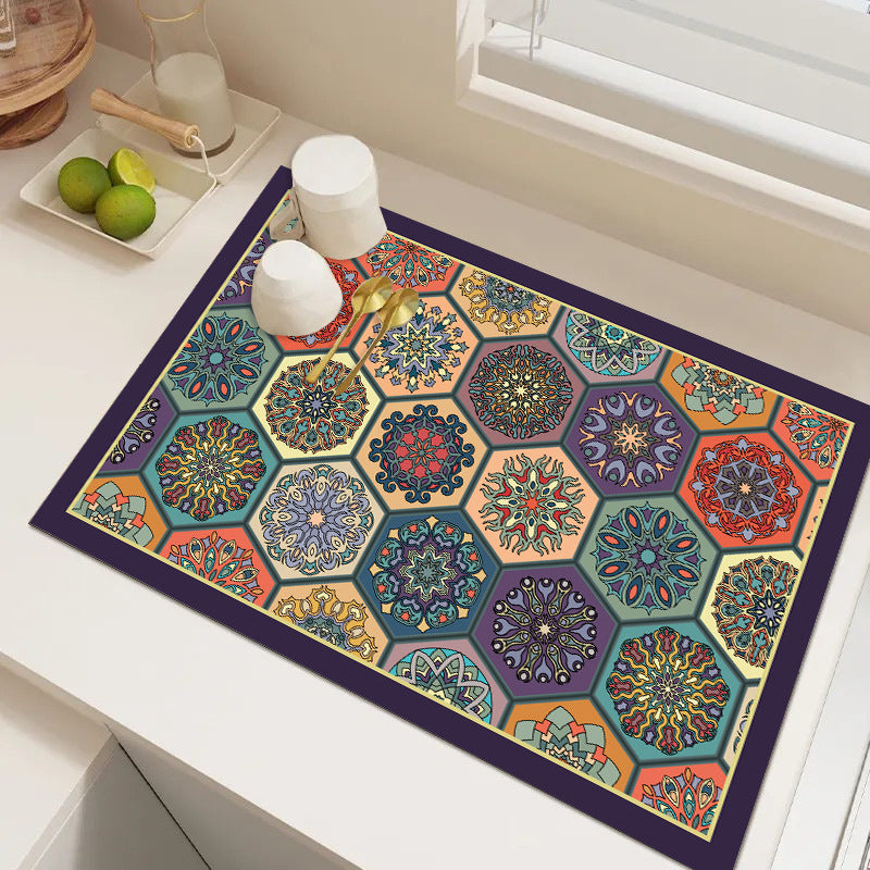 Playful Textured Kitchen Mat Stornfield