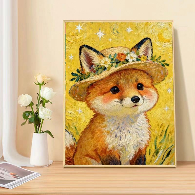 Whimsical Bunny Canvas Art Print Stornfield