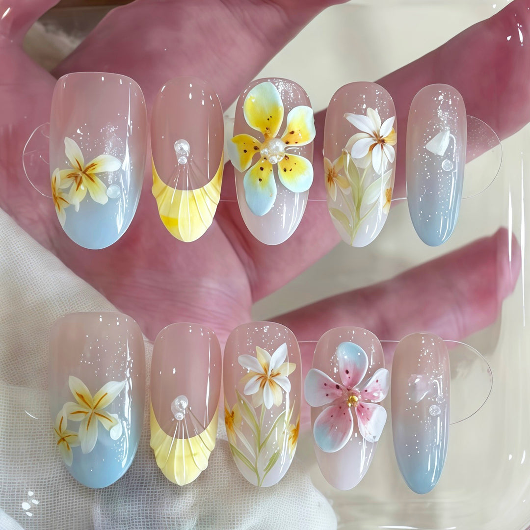 Artistic Floral Nail Design Kit