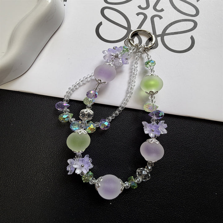 Floral Charm Beaded Keychain Stornfield