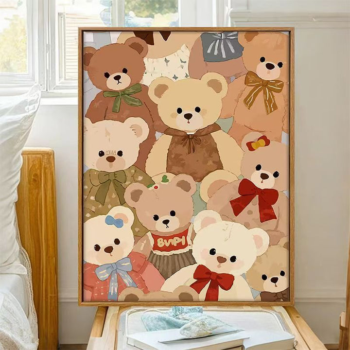 Cute Bear-Themed Decorative Wall Art Stornfield