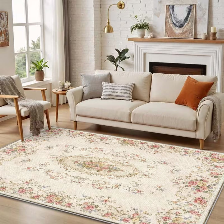 Elegant Floral Area Rug