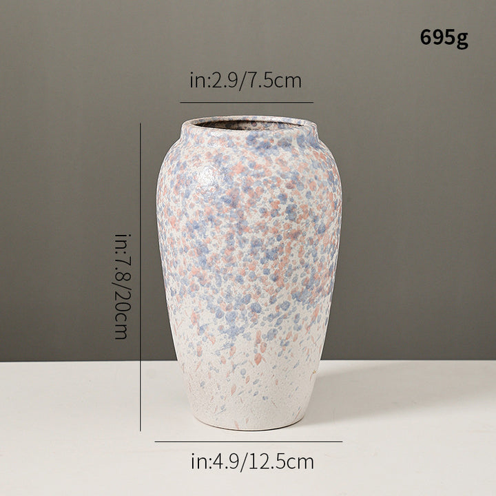 Artistic Glazed Ceramic Vase
