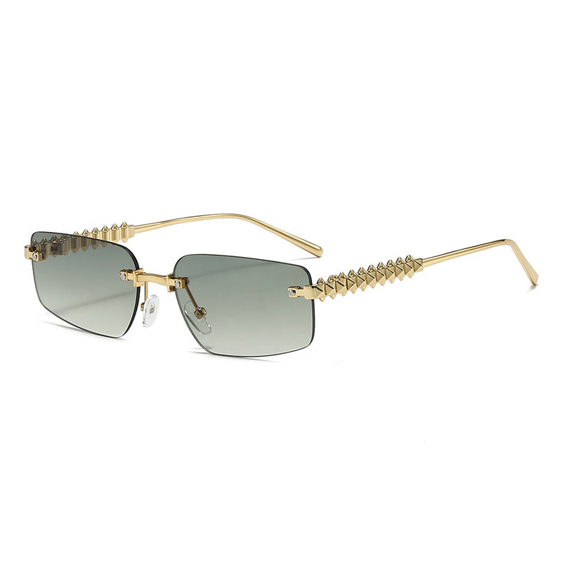 Women's fashion rectangular glasses with extravagant accents Stornfield