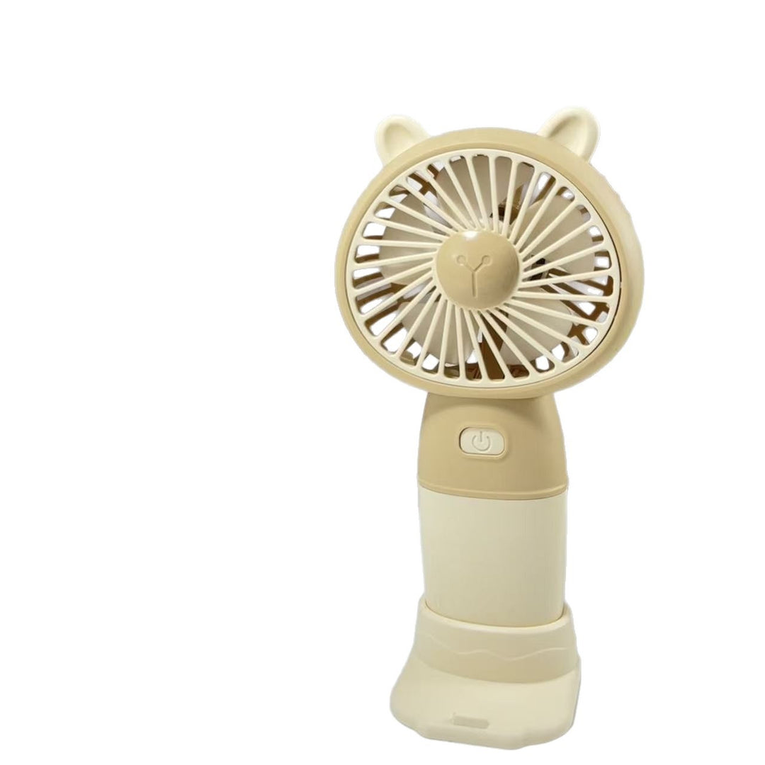 Ladies Portable Hand Fan with Animal Ears Stornfield