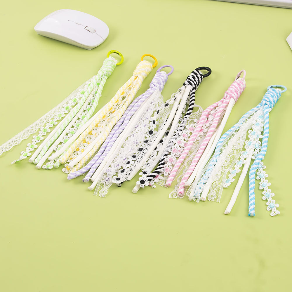 Decorative Lace and Braided Keychain Stornfield