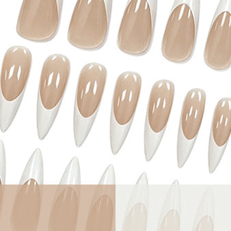 Elegant Almond-Shaped Press-On Nail Enhancements Stornfield