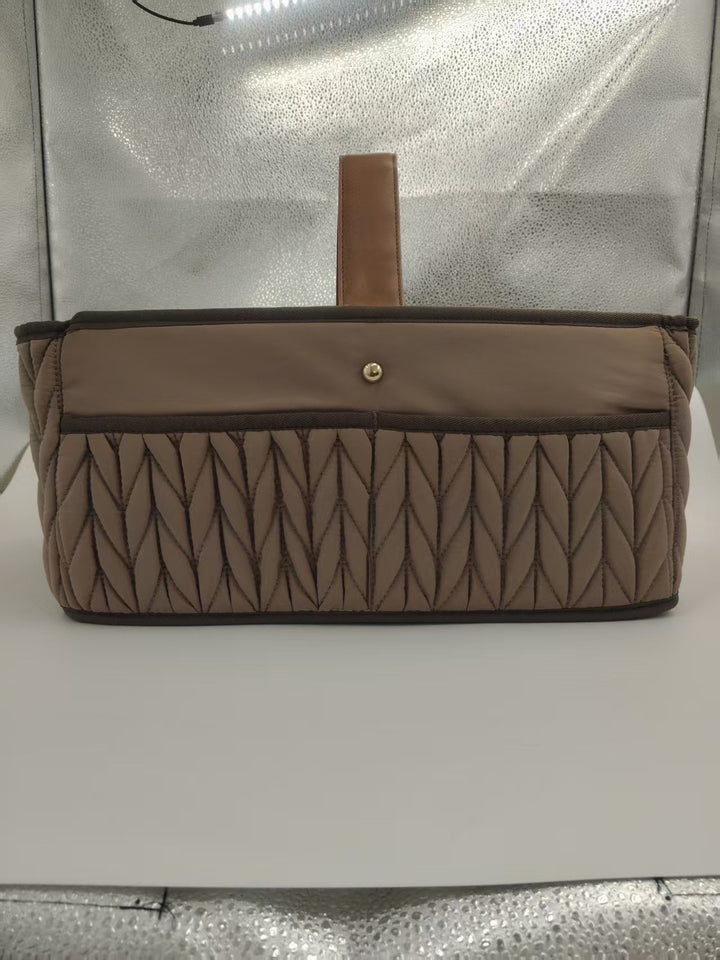 Quilted tote bag with practical compartments Stornfield
