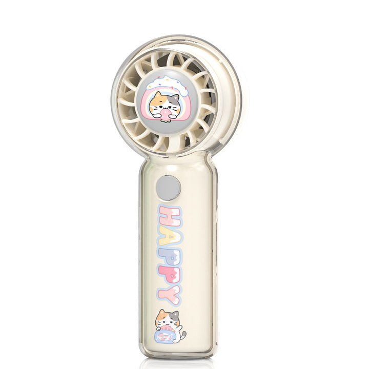 Women's Creative Mini Hand Fan in Cat Design Stornfield