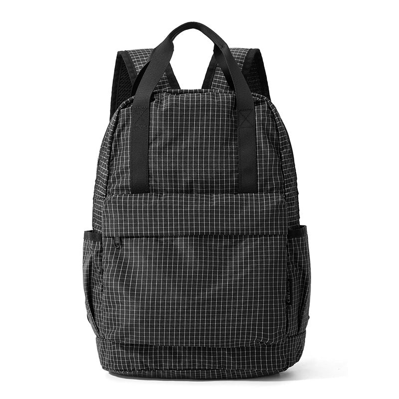 Lightweight Grid Pattern Backpack Stornfield