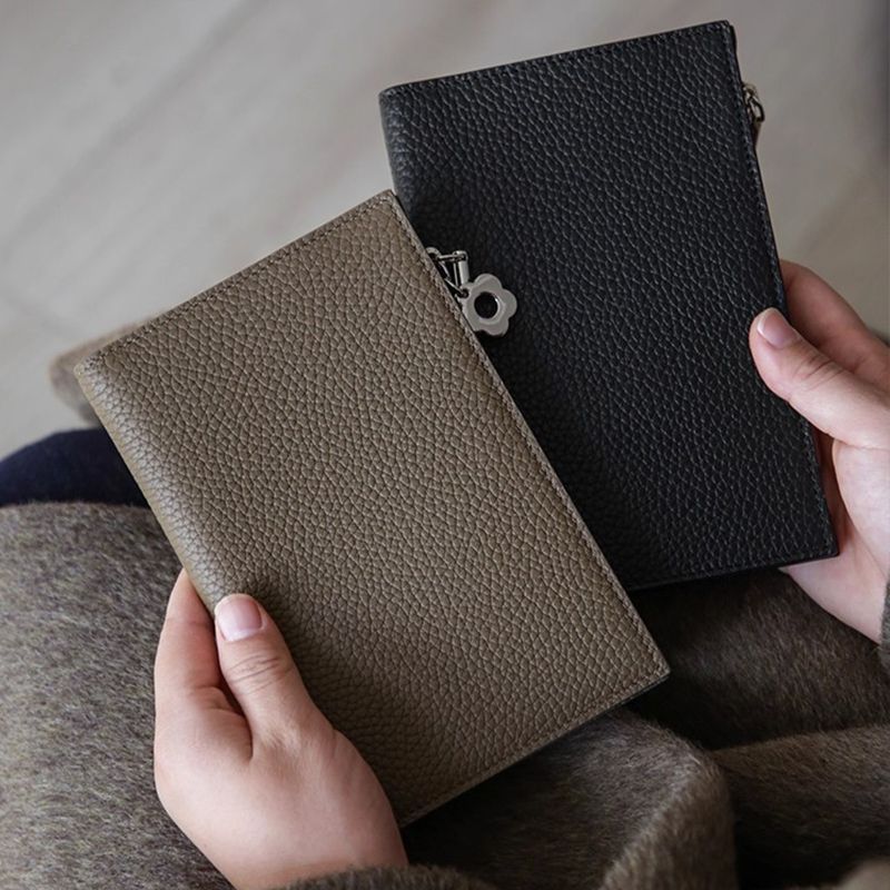 Premium Textured Leather Passport Holder Stornfield