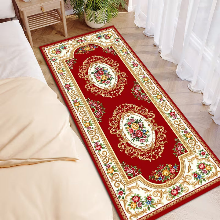 Floral Patterned Runner Rug