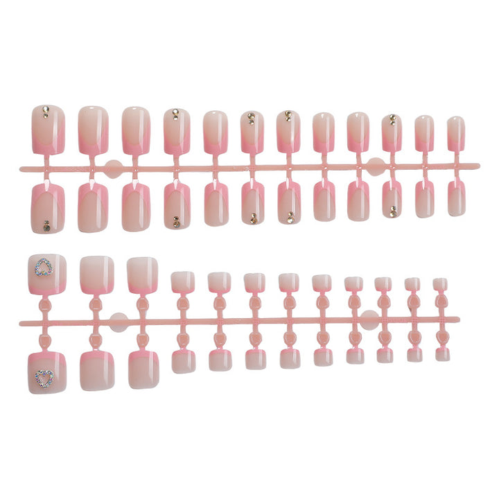 Premium Decorative Press-On Nail Kit with Unique Embellishments Stornfield