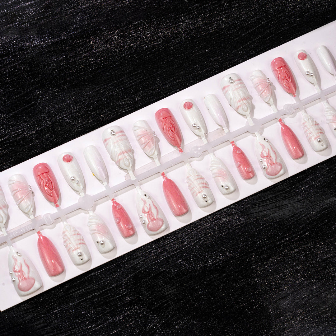 Artistic Press-On Nail Set 1790736333