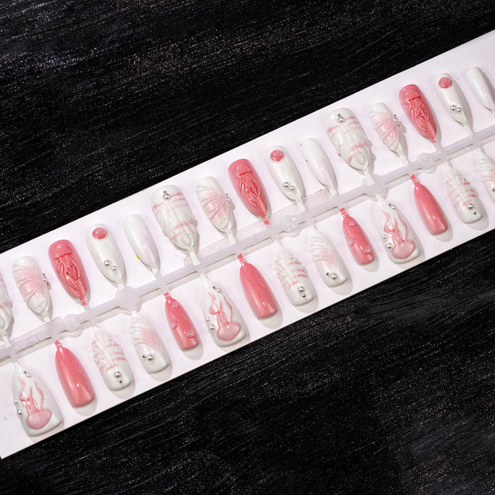 Artistic Press-On Nail Set 1790736333