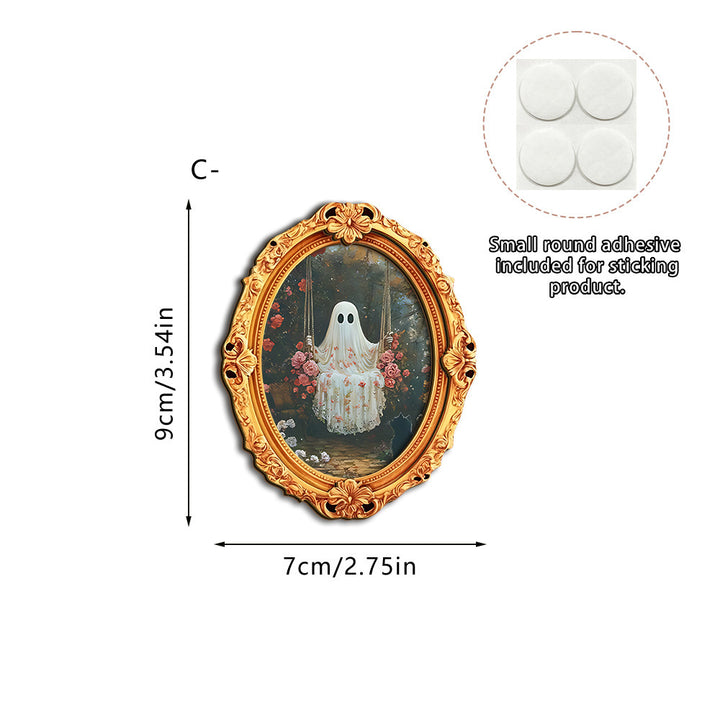 Wall art with creative ghost motif Stornfield