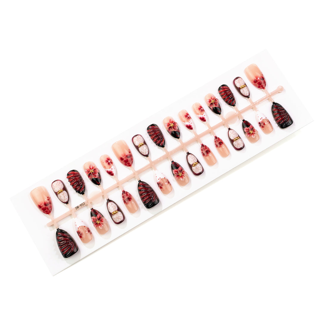 Artistic Floral Nail Art Set Stornfield
